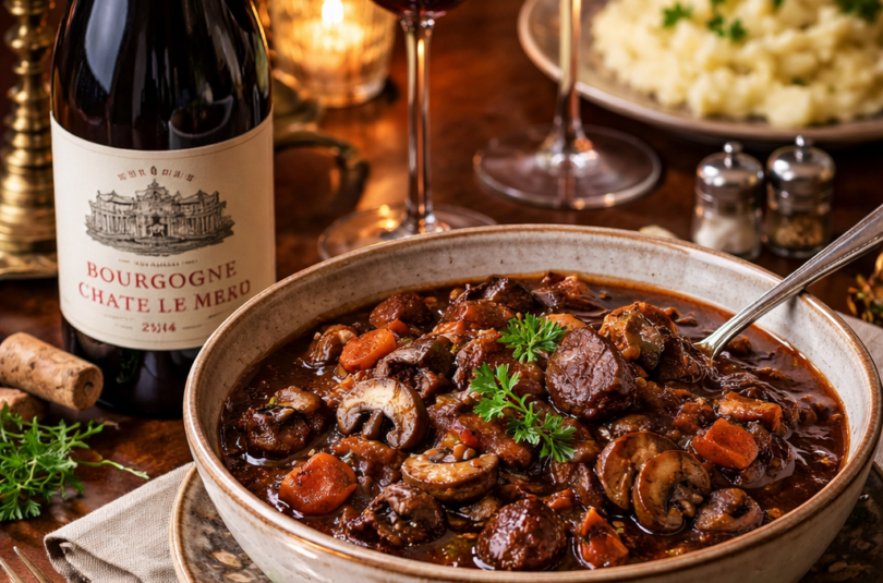 beefburgundy Bureaucrat Bourguignon (a.k.a. All-Star Politico Stew)